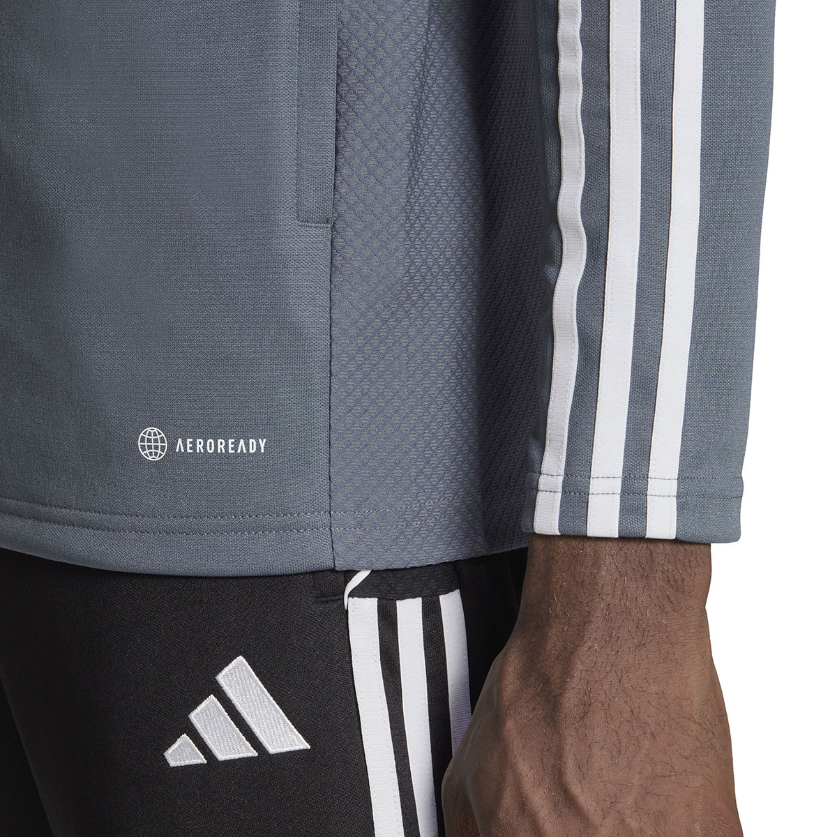 Adidas Herren Trainingsjacke Tiro 23 grau