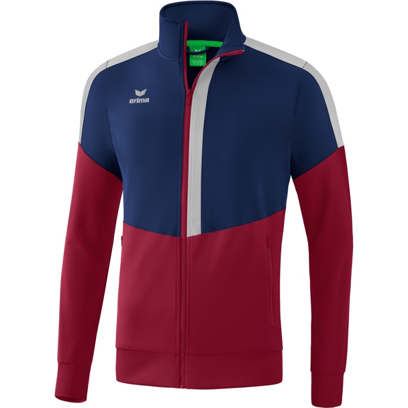 Erima Herren Trainingsjacke Squad blau-rot-grau