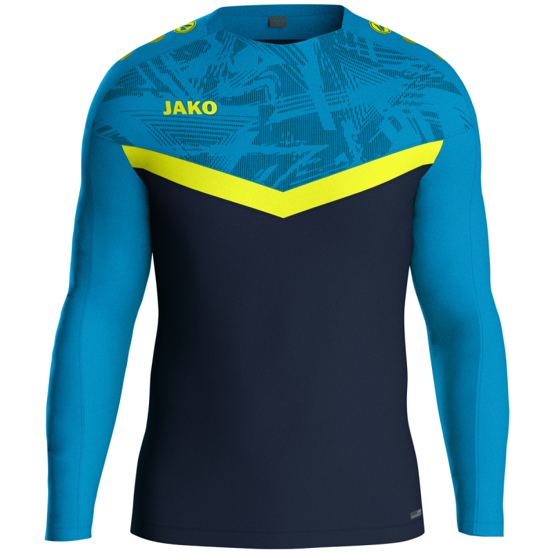 Jako  Sweat Iconic marine/JAKO blau/neongelb
