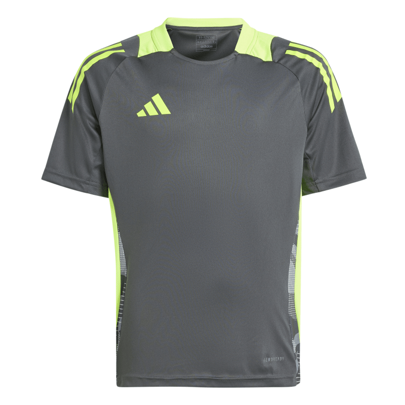 Adidas Kinder Trikot Tiro 24 Competition grey six-lucid lemon