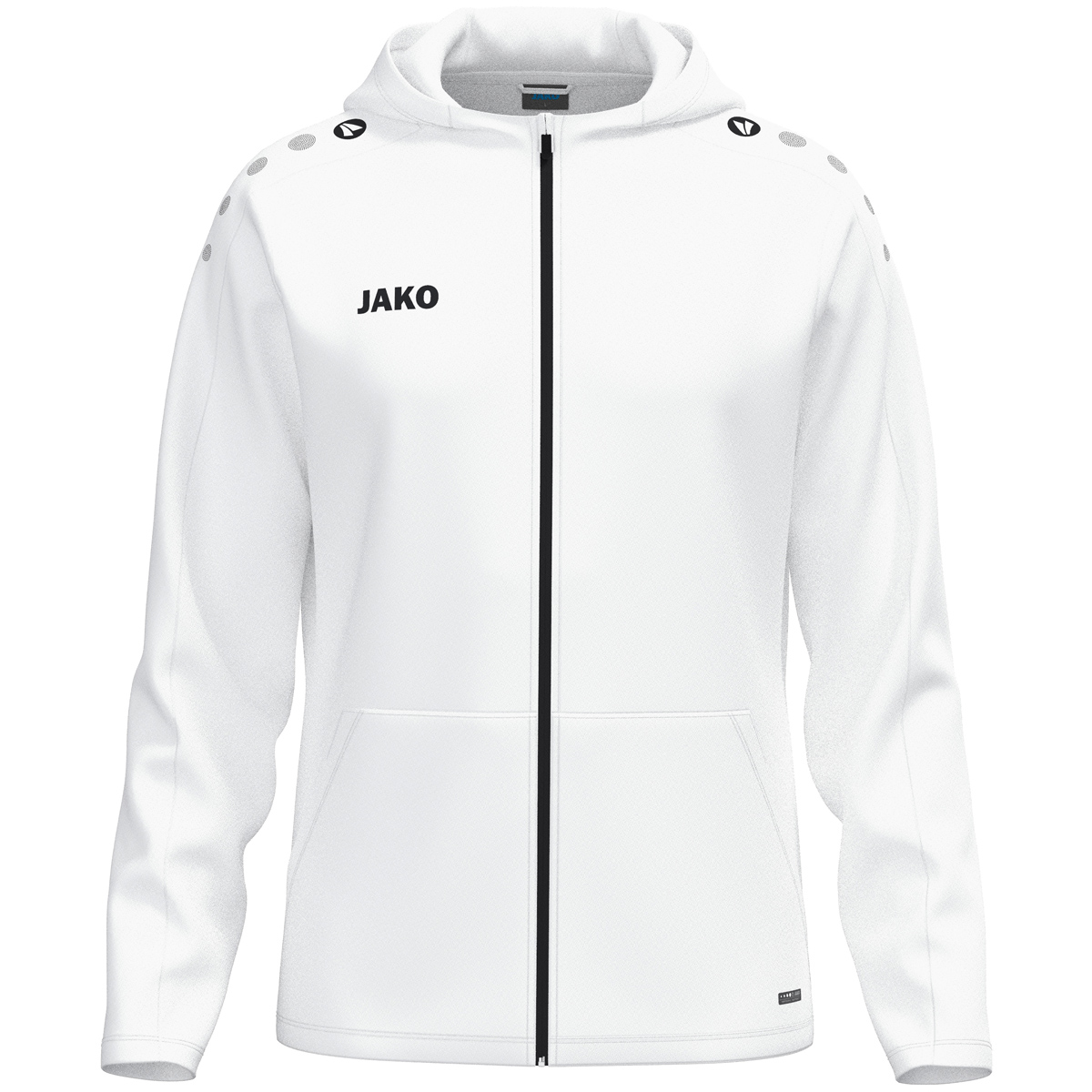 Jako Kapuzenjacke One weiß