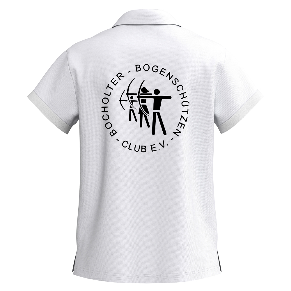 Bocholter Bogenschützen TS Polo Damen new white
