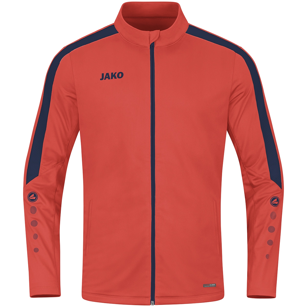 Jako Herren Polyesterjacke Power flame/marine