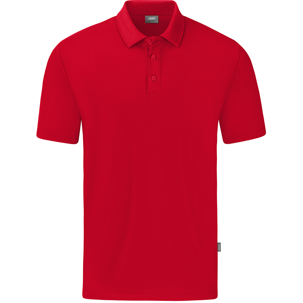 Jako Herren Polo Organic Stretch rot