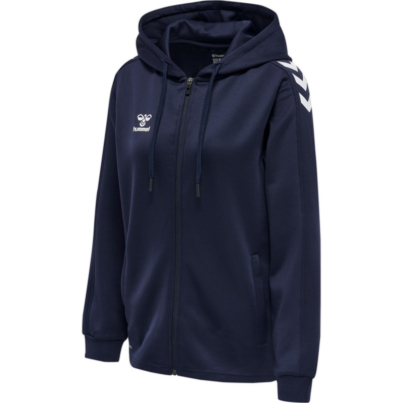 Hummel Hmlcore XK Poly Zip Hood Sweat Woma marine