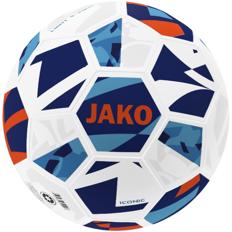 Jako Lightball Iconic weiß-navy-neonorange, 290g