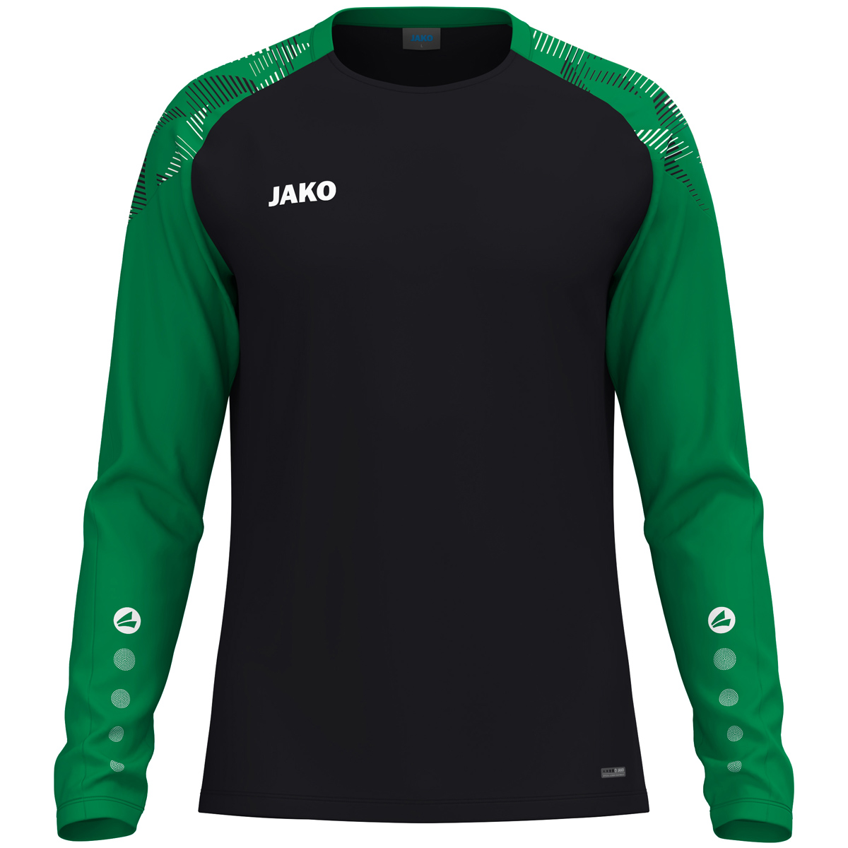 Jako Longsleeve Sonic schwarz/grün