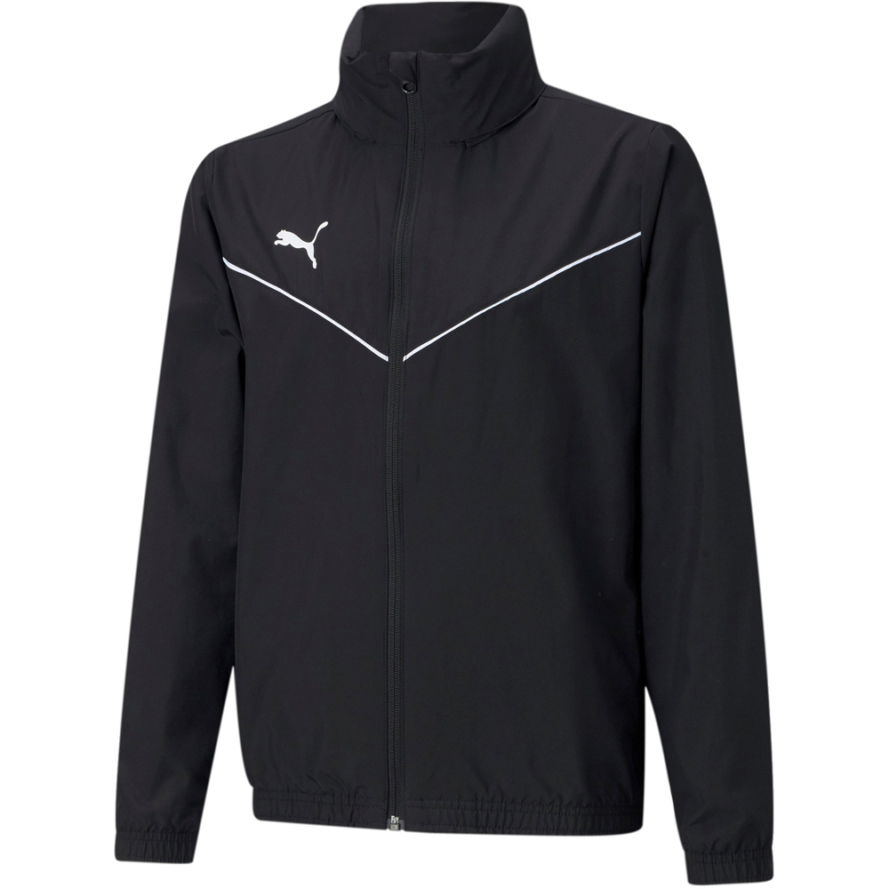 Puma Kinder Allwetter Jacke teamRISE schwarz-weiß
