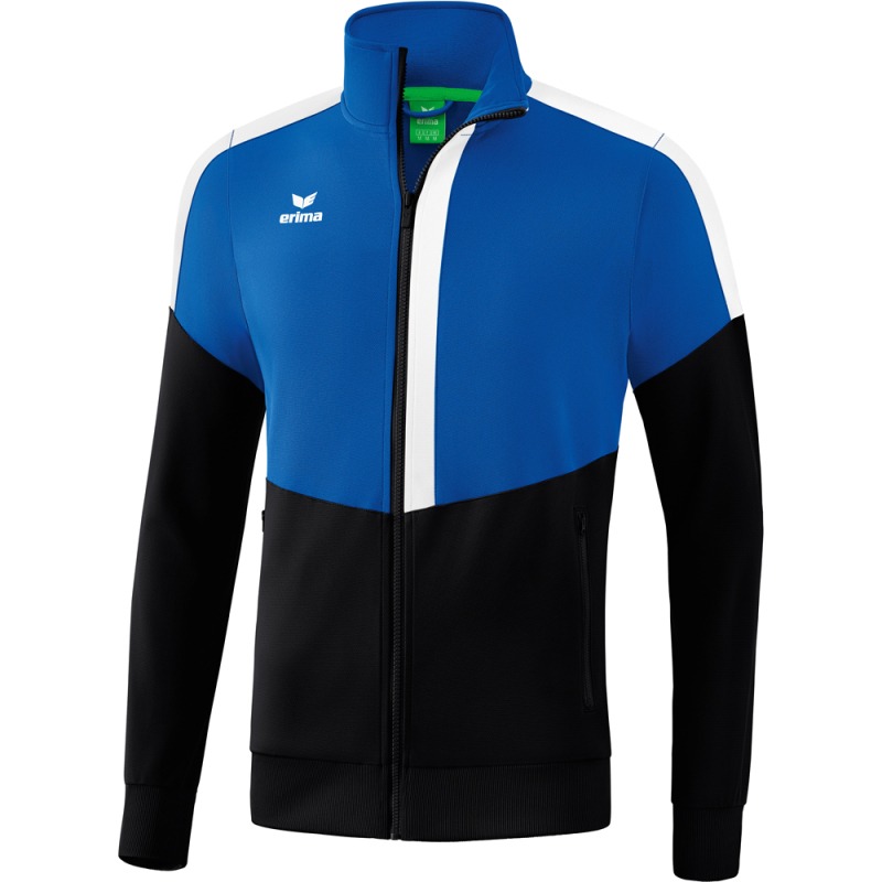 Erima Herren Trainingsjacke Squad blau-schwarz-weiß