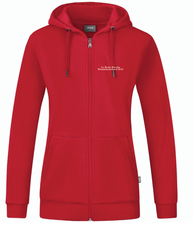 La Bestia Bavaria Kapuzenjacke Organic rot