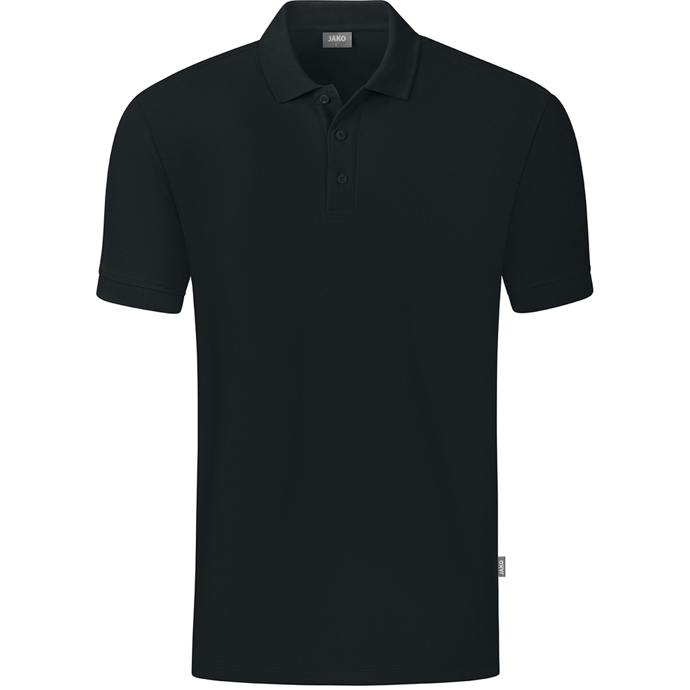Jako Herren Polo Organic schwarz