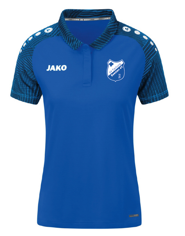 Fortuna Beesten Performance Damen Polo blau