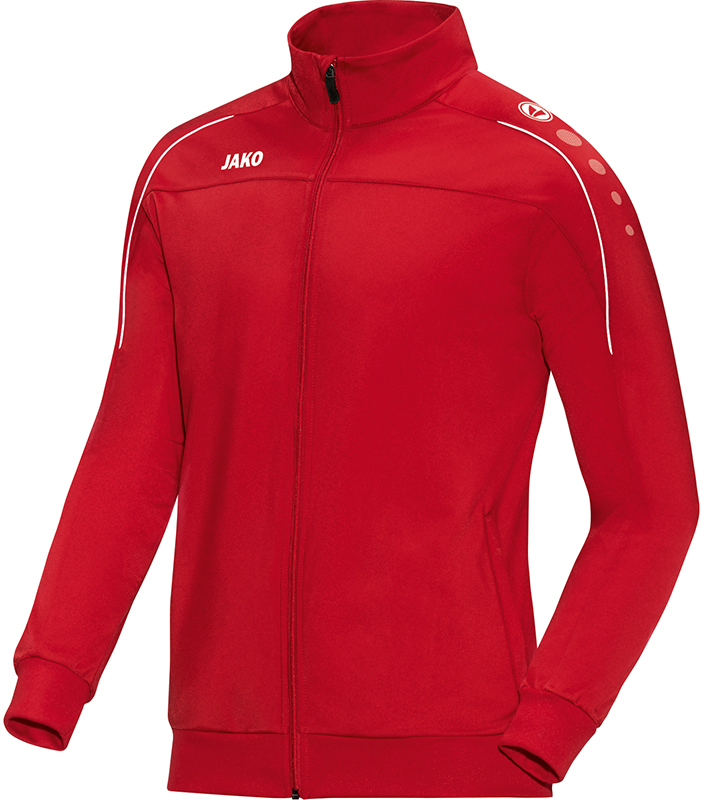 Jako Classico Polyesterjacke rot