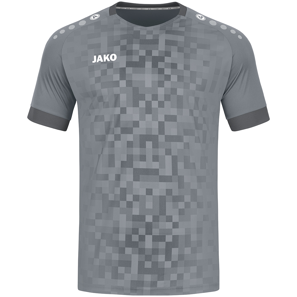 Jako Herren Trikot Pixel steingrau