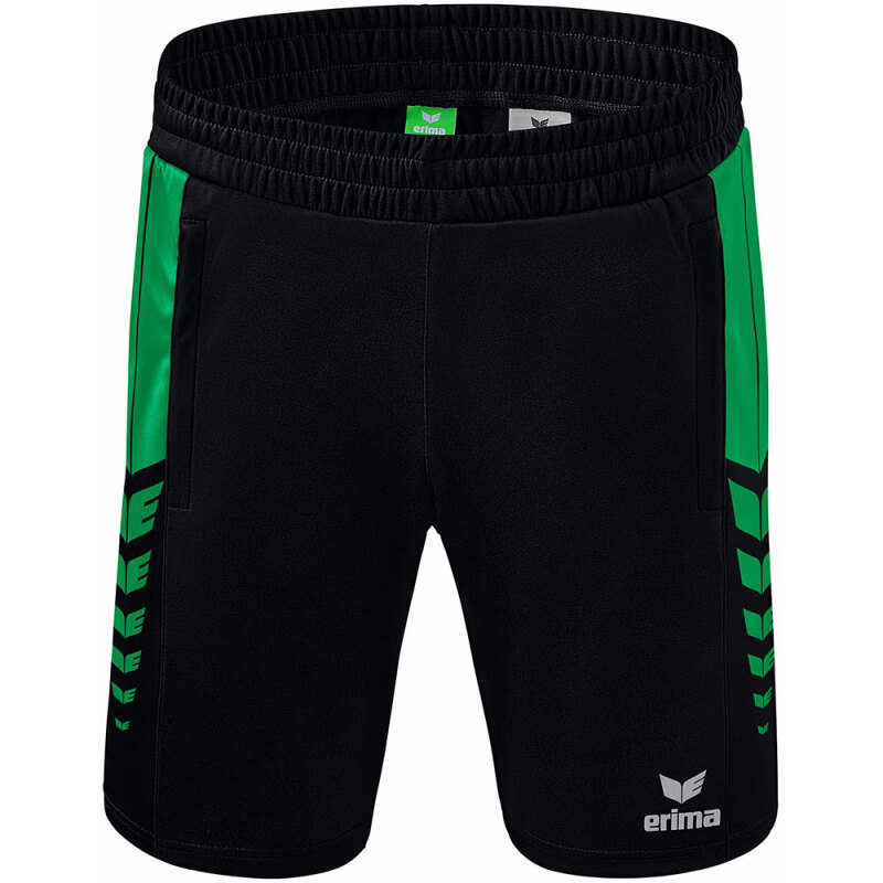 Erima Herren Training Shorts Six Wings schwarz-grün