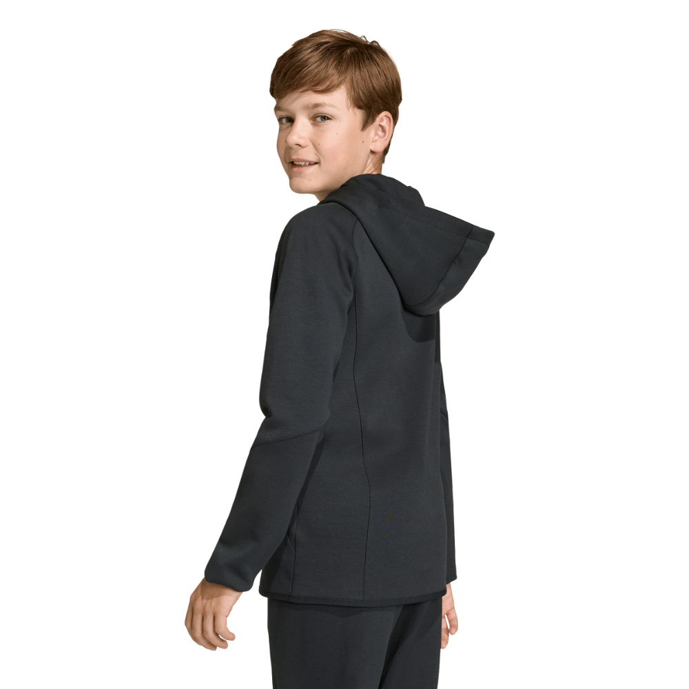 Adidas Tiro Travel Kapuzenjacke Kids Schwarz