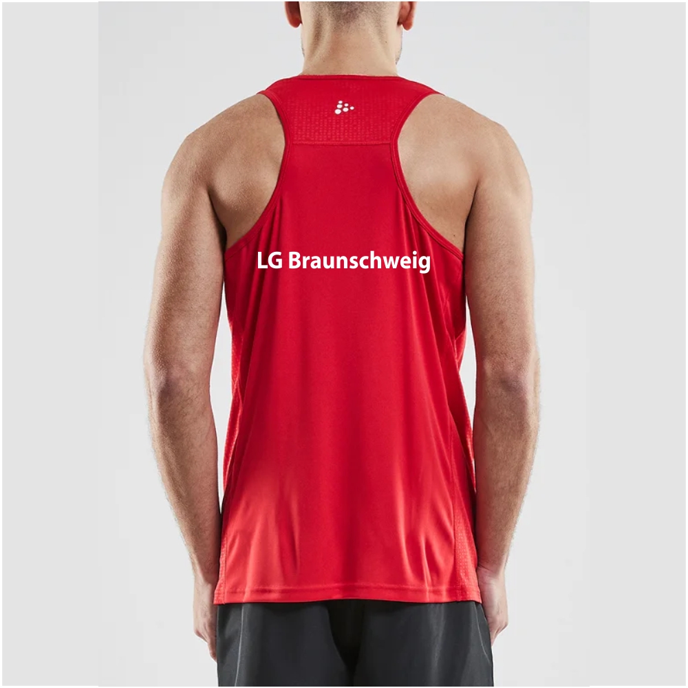 LG Braunschweig Craft Herren Rush Singlet rot