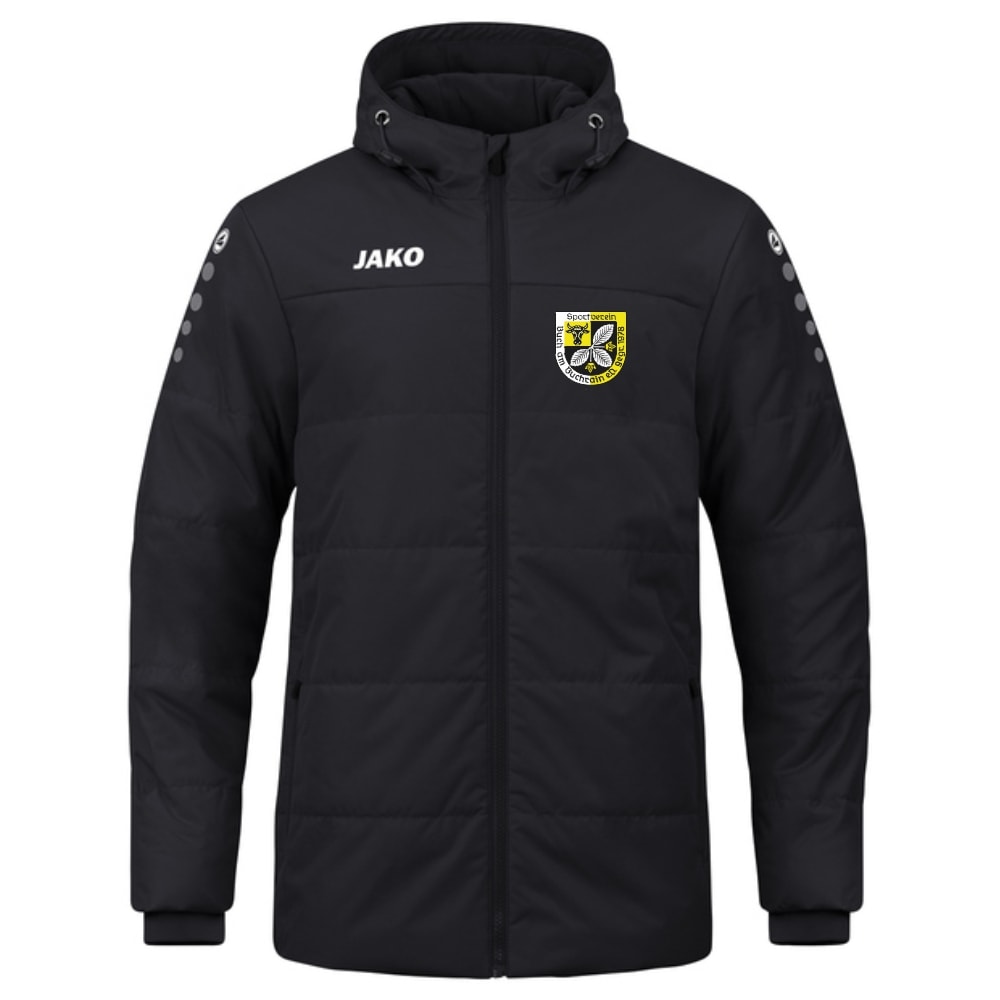 SV Buch a.B. Jako Kinder Coachjacke Team mit Kapuze schwarz