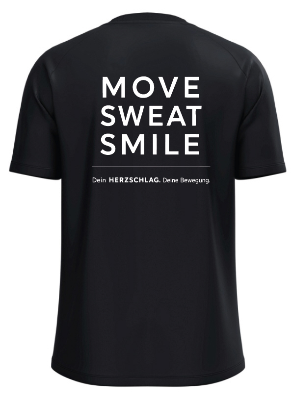 Herzschlag bewegt T-Shirt One schwarz Herren