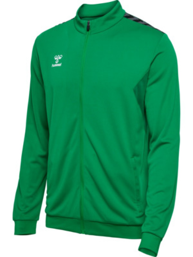 Hummel Hmlauthentic 24 PL Herren Reißverschlussjacke grün