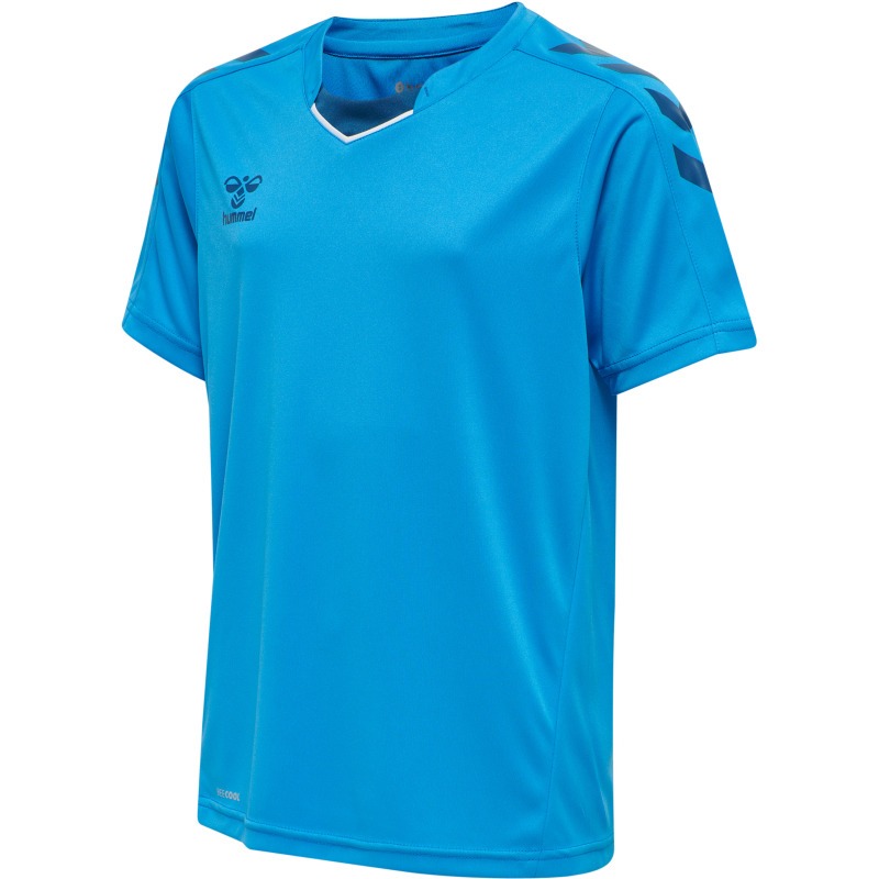 Hummel Hmlcore XK Poly Jersey S/S Kids blue danube