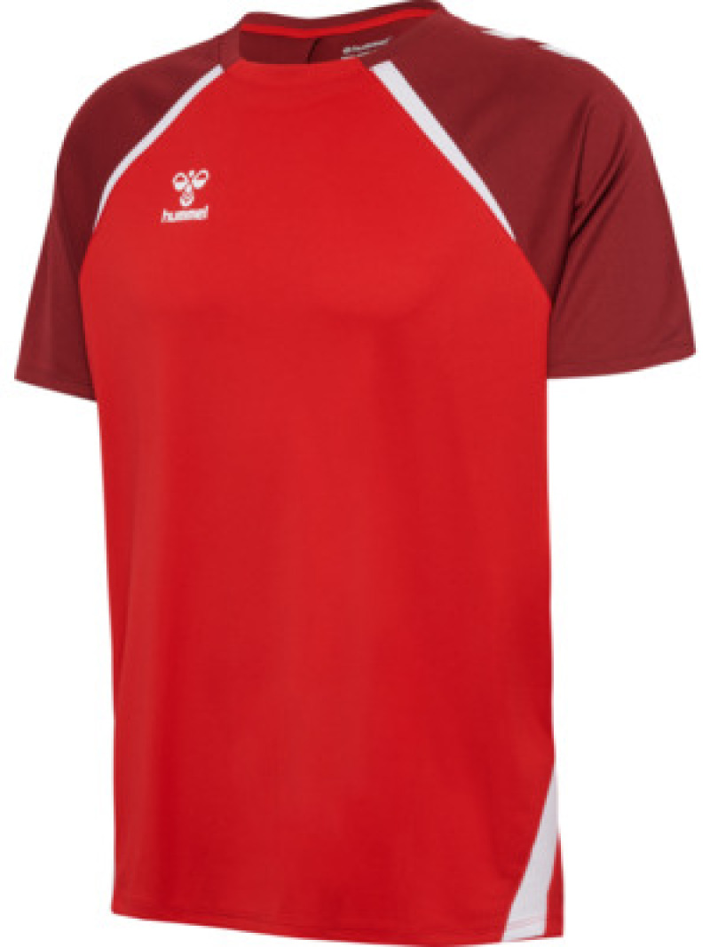 Hummel hmlLEAD 2.0 JERSEY S/S true red/maroon