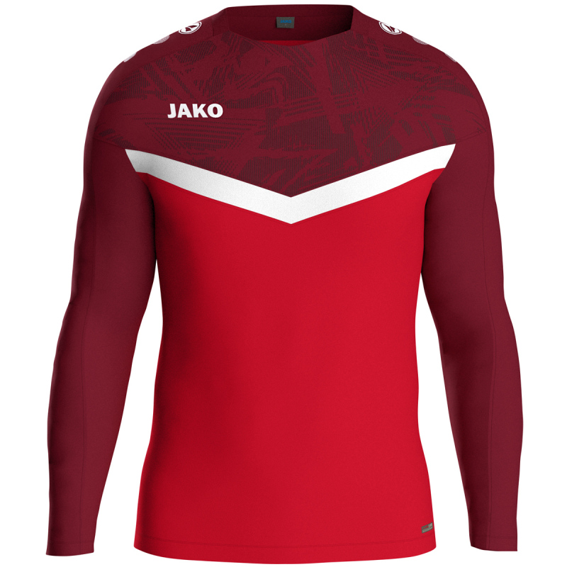 Jako  Sweat Iconic rot/weinrot