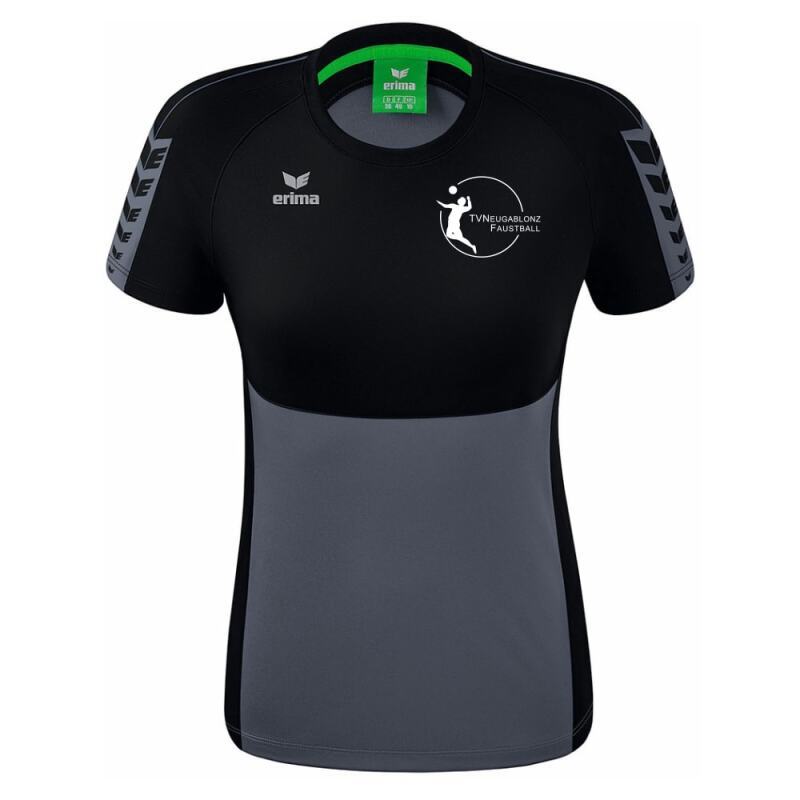 TV Neugablonz Erima Six Wings Damen T-Shirt grau-schwarz