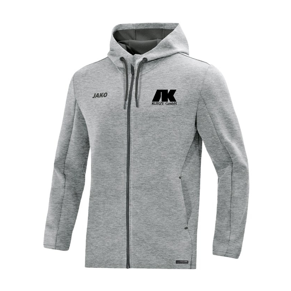 Kurze GmbH Damen Kapuzenjacke Premium Basics grau