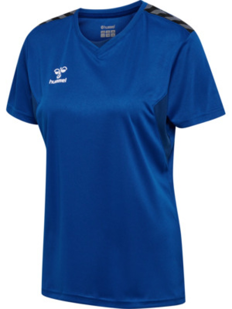 Hummel Hmlauthentic 24 PL Damen Jersey S/S blau