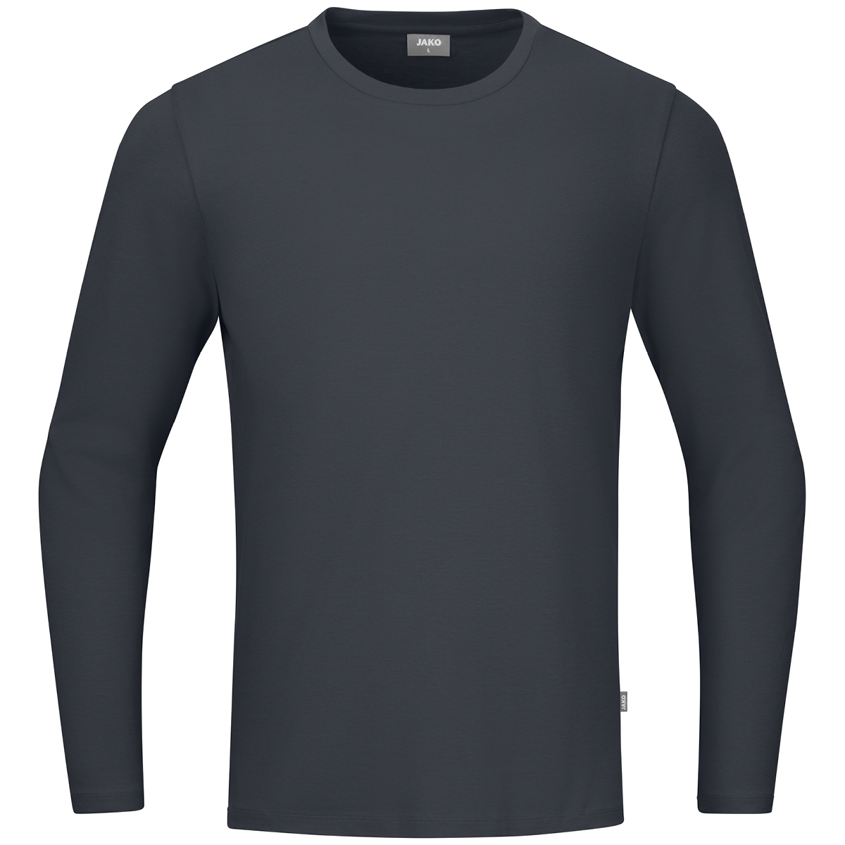 Jako Longsleeve Organic anthrazit