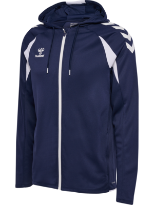 Hummel hmlCORE 2.0 Kapuzenjacke Herren marine/weiß
