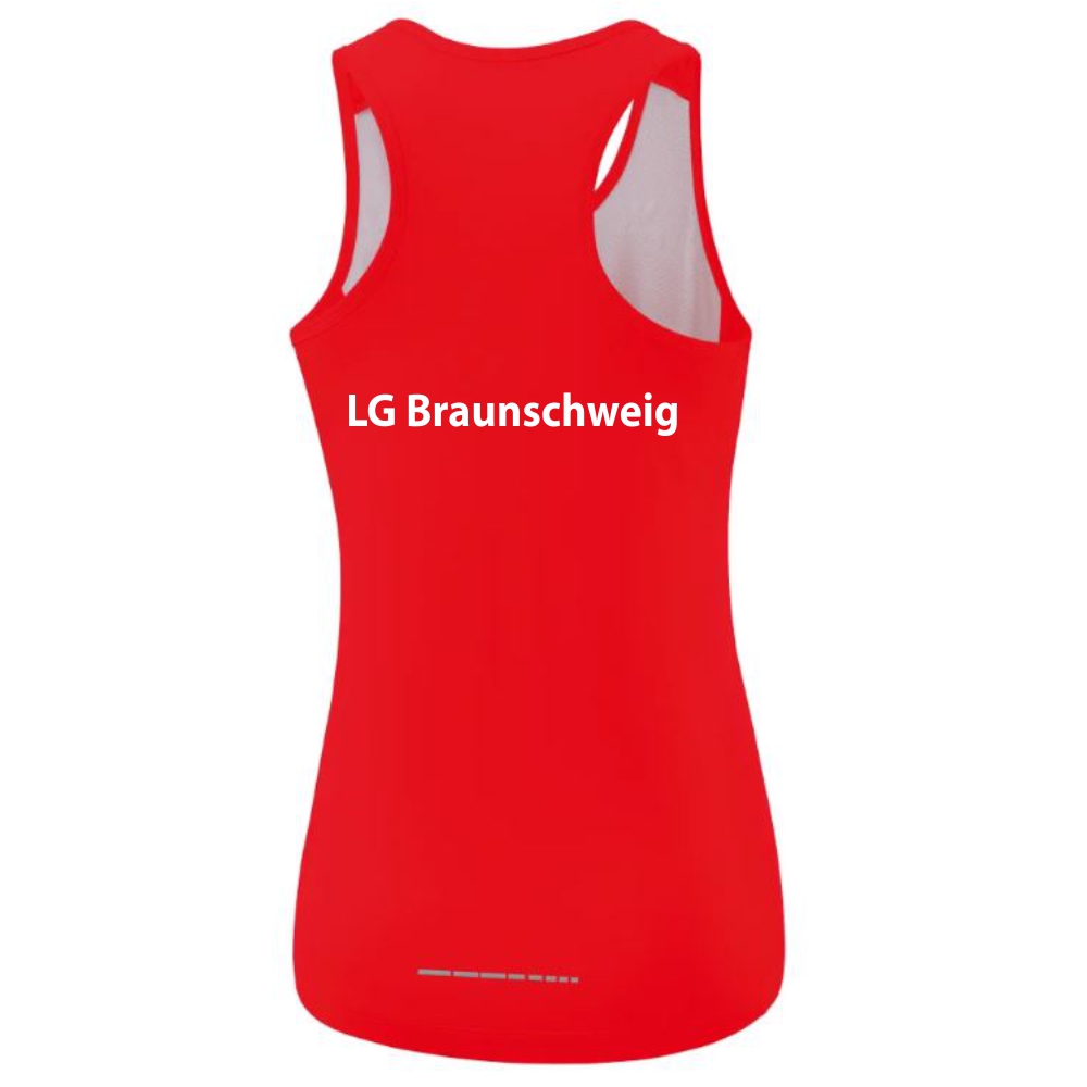 LG Braunschweig Erima Damen Racing Singlet rot