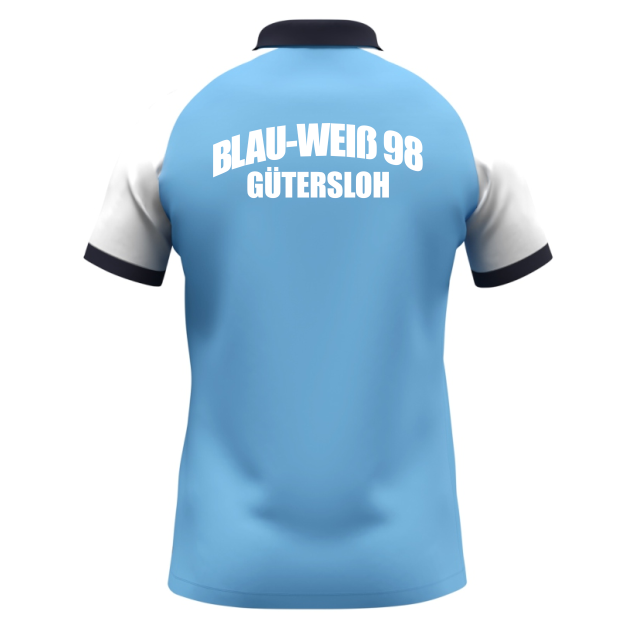 Blau-Weiß 98 Gütersloh Damen Polo Shirt Dynamic hellblau-weiß
