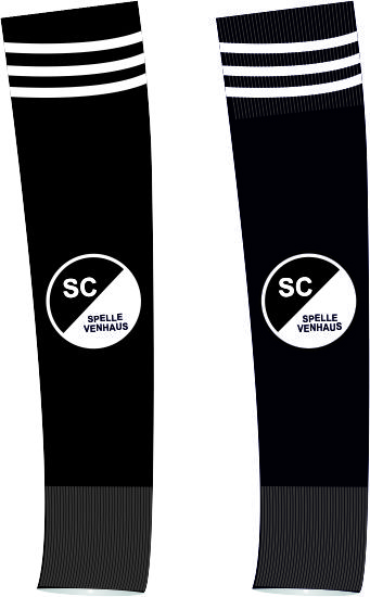 SCSV Stutzen TUBE schwarz