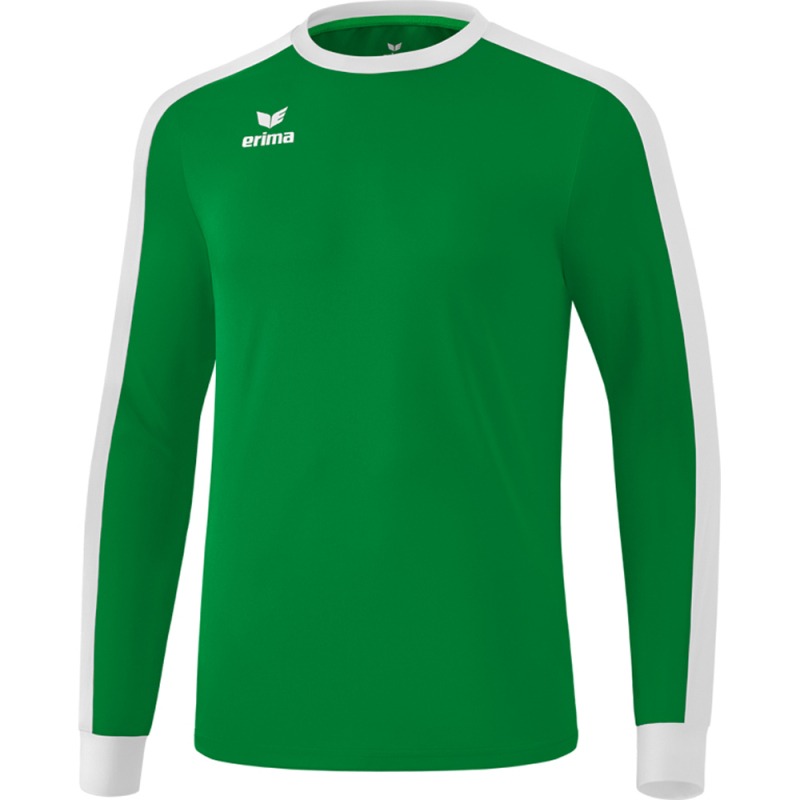 Erima Herren Langarm Trikot Retro Star grün-weiß