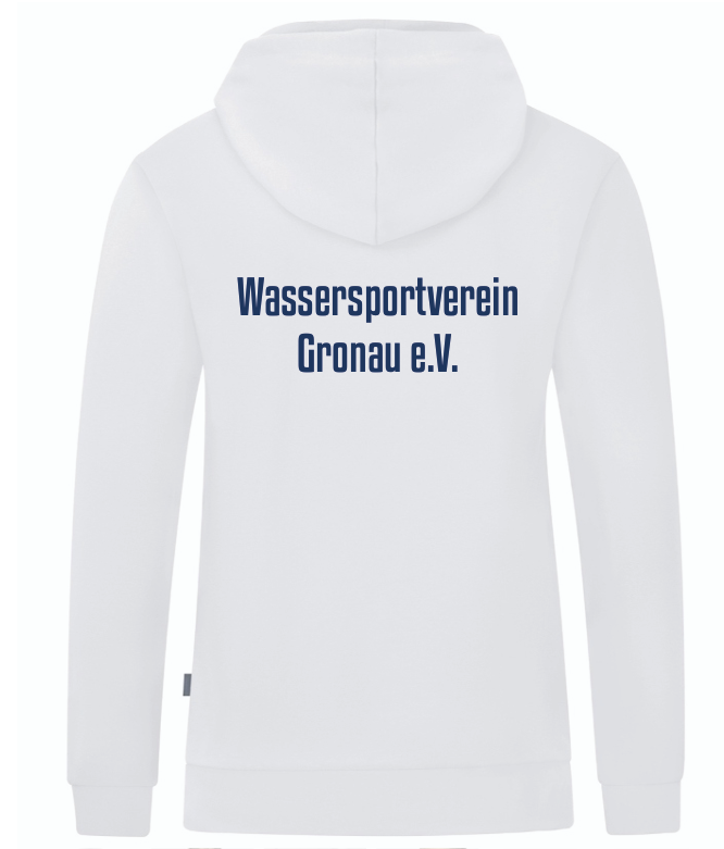 Wassersportverein Gronau Kapuzenjacke Organic weiß