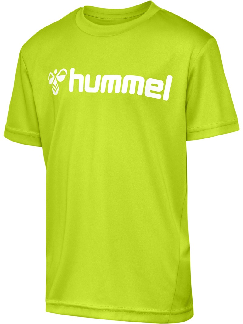 Hummel Hmllogo Jersey S/S Kids lime punch
