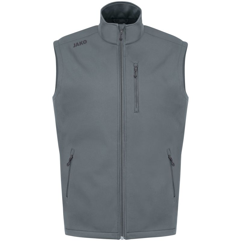 Jako Softshellweste Premium steingrau