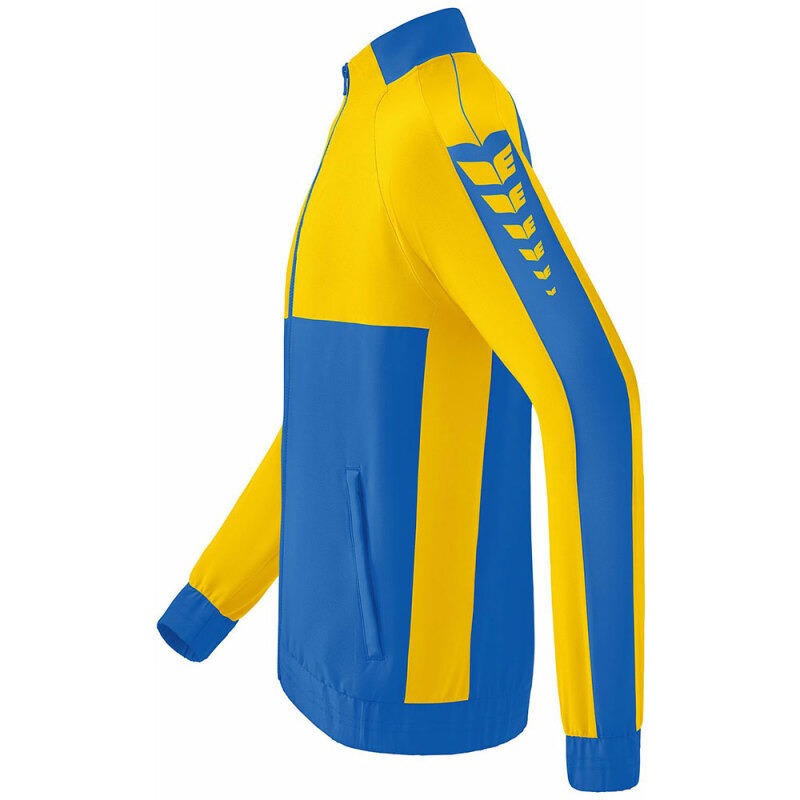 Erima Kinder Präsentationsjacke Six Wings blau-gelb