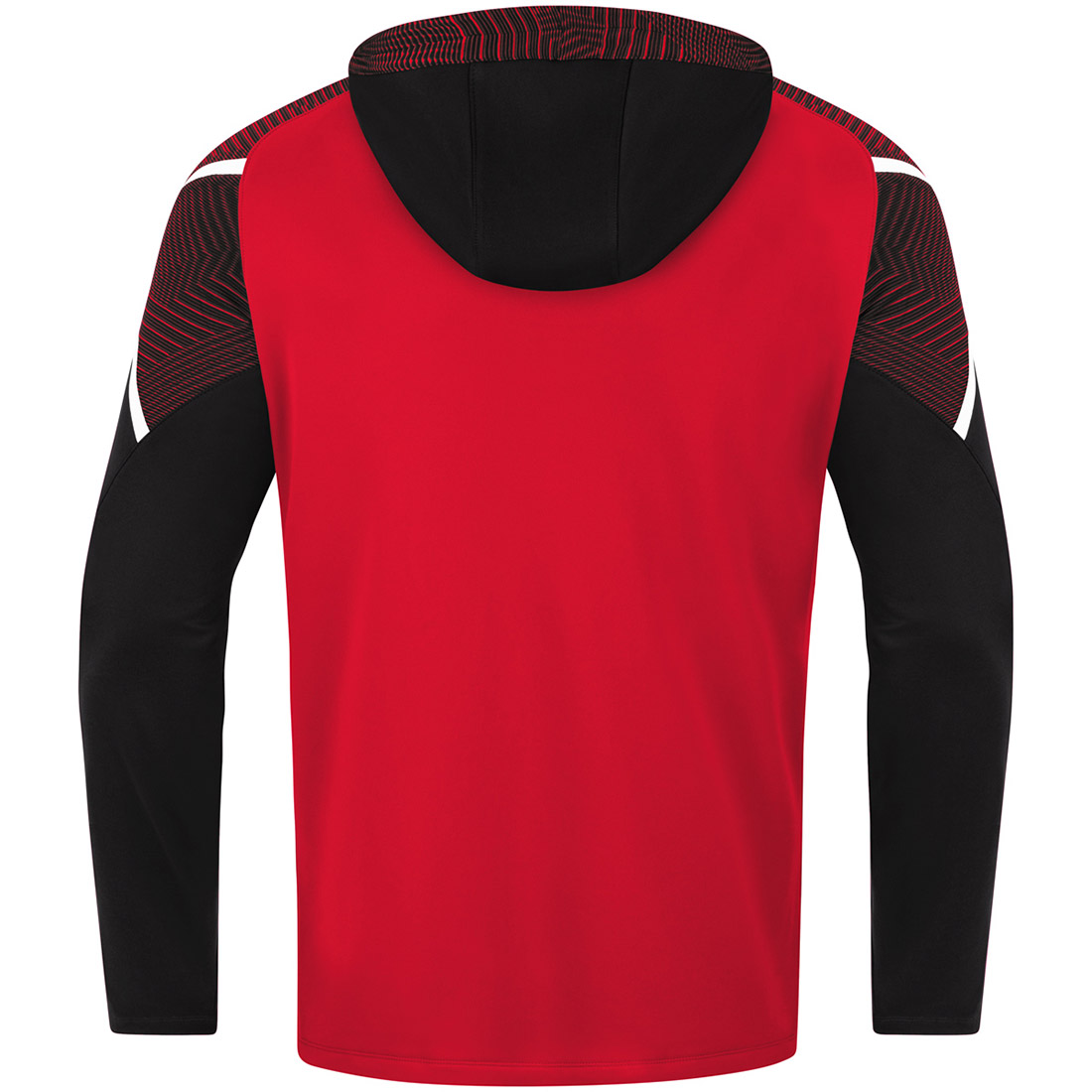 Jako Herren Kapuzenjacke Performance rot-schwarz