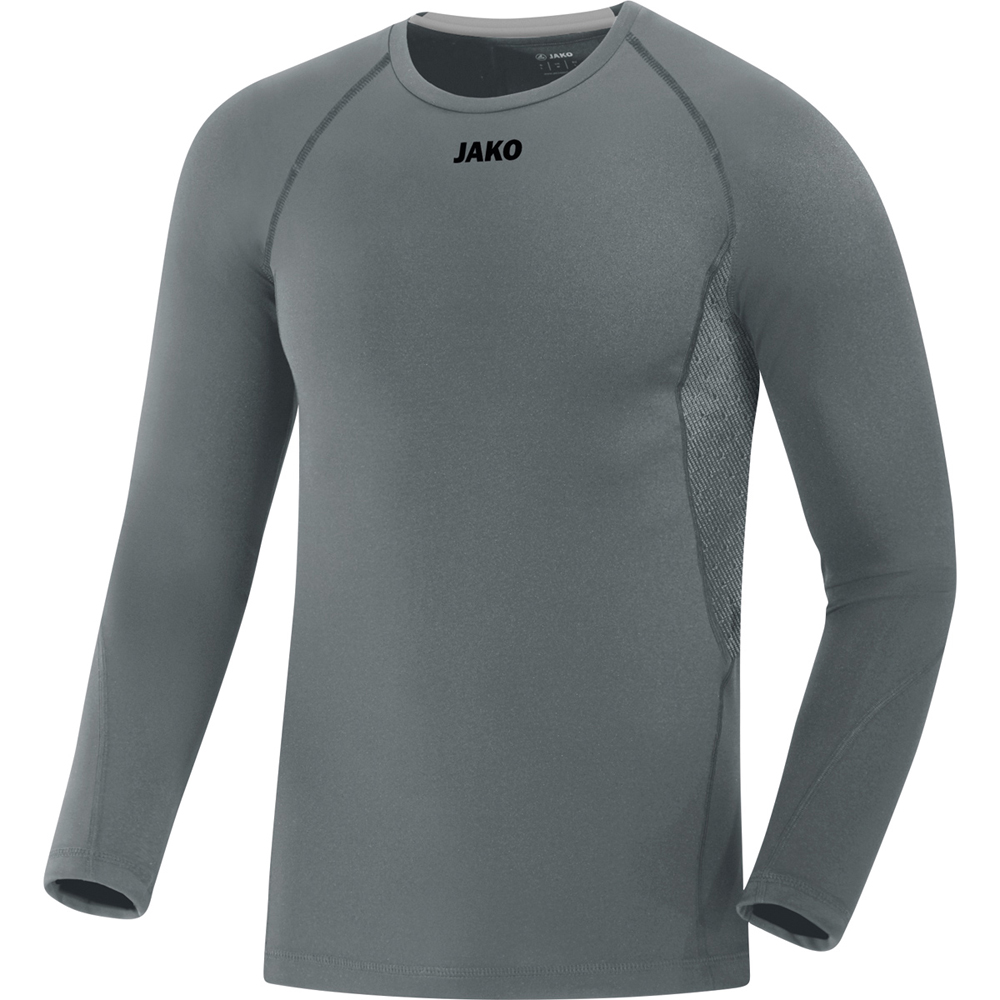 Jako Herren Longsleeve Compression 2.0 grau