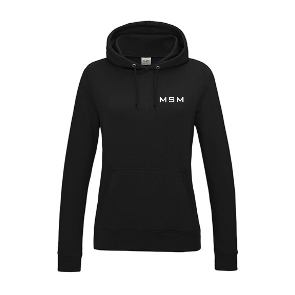 MSM Damen Hoodie schwarz