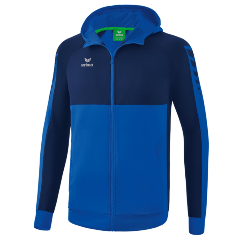 TSG Mainz-Bretzenheim Erima Six Wings Trainingsjacke mit Kapuze Kinder new royal-new navy