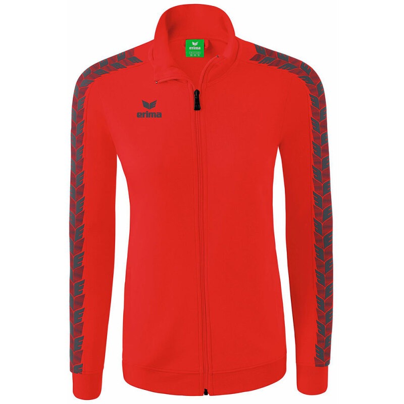 Erima Damen Trainingsjacke Essential Team rot-grau