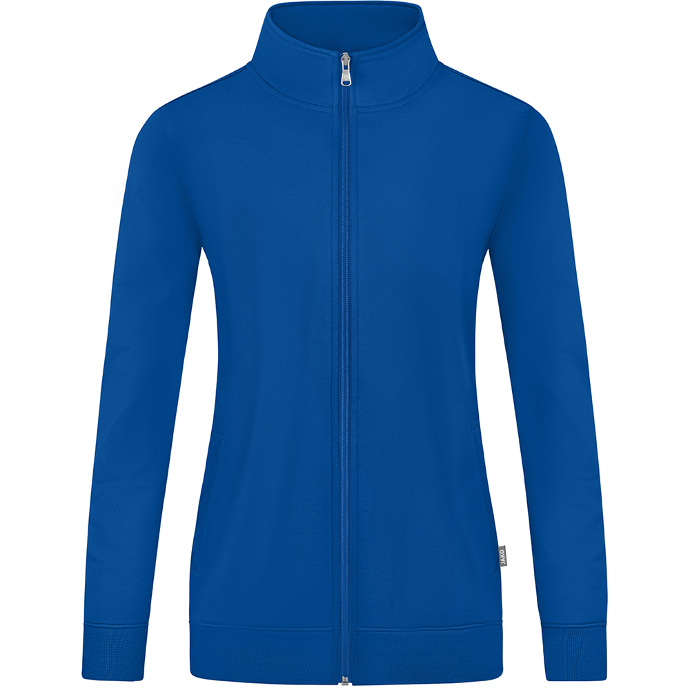 Jako Damen Sweatjacke Doubletex blau