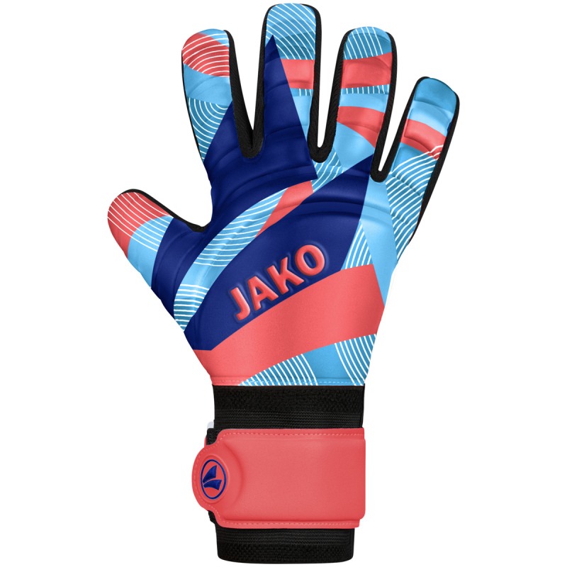 Jako TW-Handschuh River Basic Junior RC coral-skyblue-navy