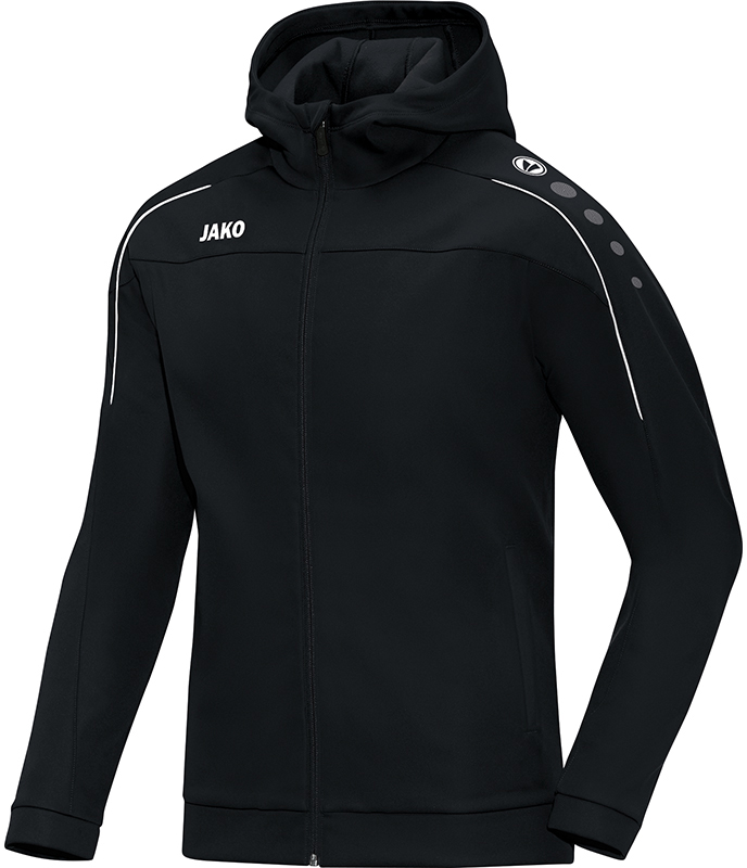 Jako Classico Kapuzenjacke schwarz