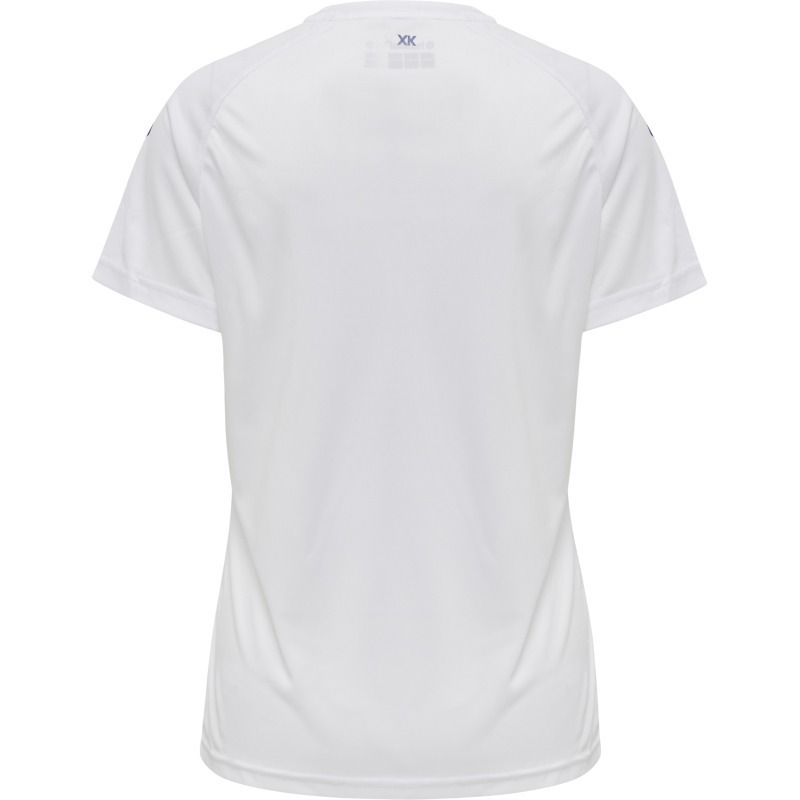 Hummel Hmlcore XK Core Poly Tee  S/S Woman white/true blue