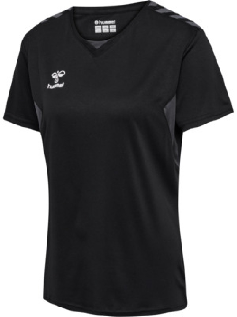 Hummel Hmlauthentic 24 PL Damen Jersey S/S schwarz